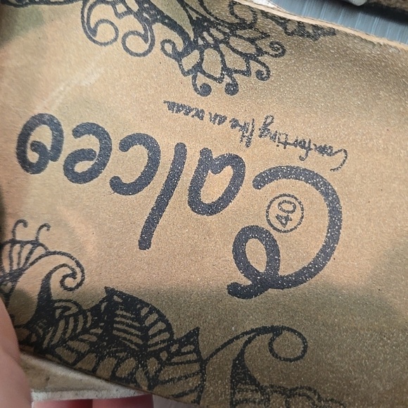 Calceo Women Watermelon Loop Toe Sandals Buckles Shoes 40/9.5 - Picture 6 of 14